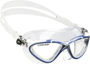 Cressi Planet Schwimmbrille auf weissem Grund