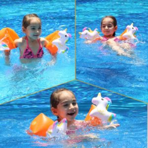 Kind mit Innoo Tech Schwimmflügel im Wasser